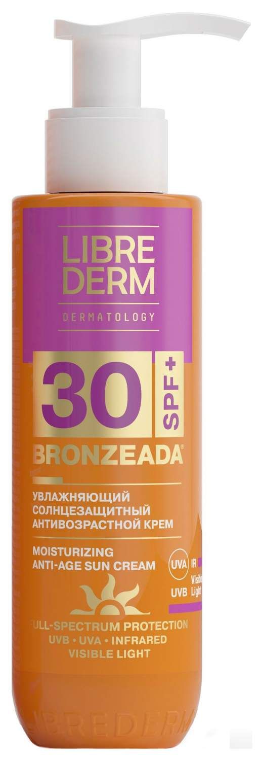 фото упаковки Librederm Bronzeada Anti-Age Крем солнцезащитный SPF30