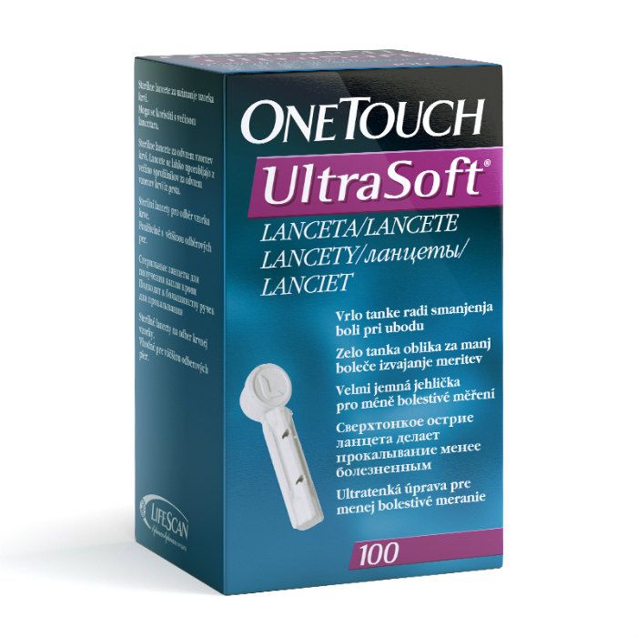 фото упаковки OneTouch UltraSoft ланцеты