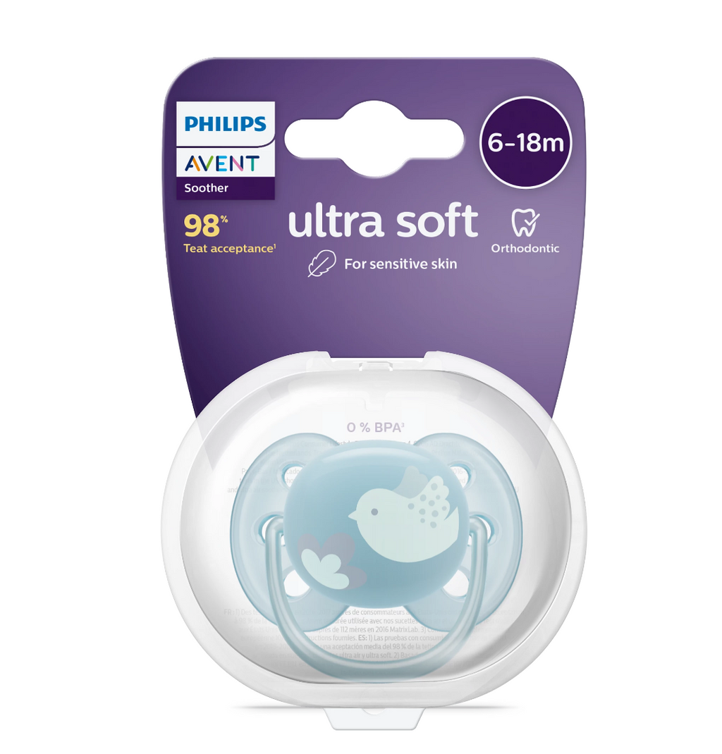 фото упаковки Philips Avent Ultra soft пустышка силиконовая