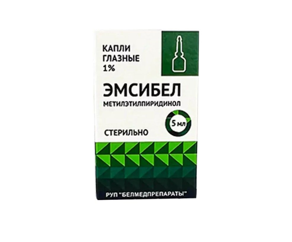 Эмсибел, 1%, капли глазные, 5 мл, 1 шт. купить по цене от 88 руб в Белгороде, заказать с доставкой в аптеку, инструкция по применению, отзывы, аналоги, Белмедпрепараты