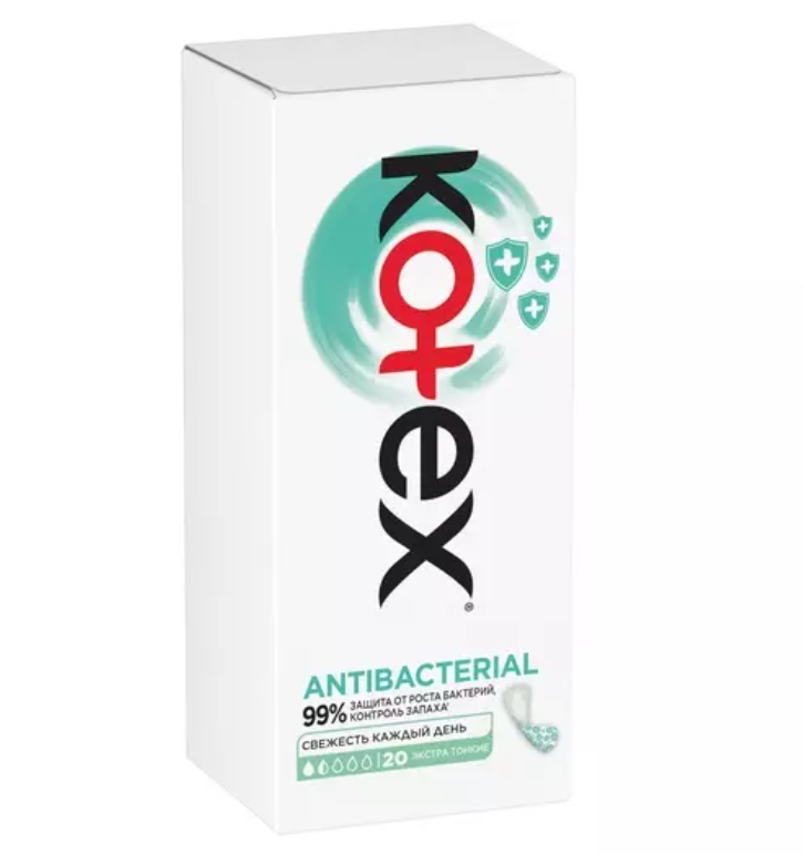 фото упаковки Kotex Antibacterial Прокладки ежедневные
