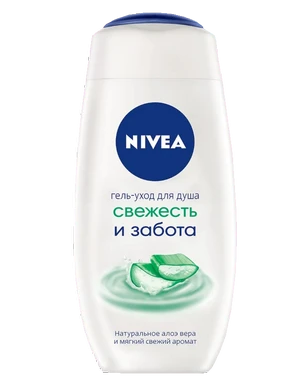 фото упаковки Nivea Гель для душа Свежесть и забота