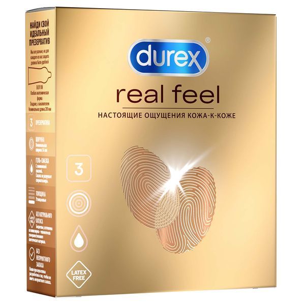 фото упаковки Презервативы Durex Real Feel