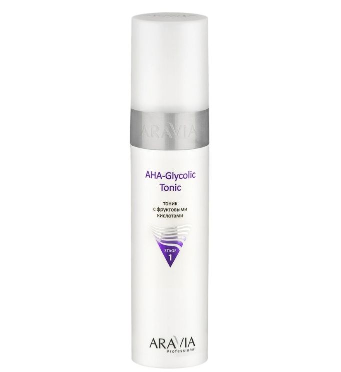 фото упаковки Aravia Professional AHA-Glycolic Tonic Тоник с фруктовыми кислотами