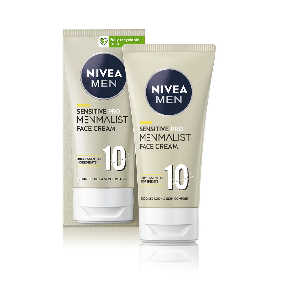 фото упаковки Nivea Men Крем для лица Sensitive Pro Menmalist