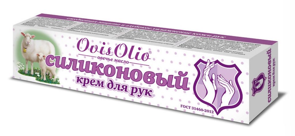 фото упаковки Овечье масло OvisOlio Крем для рук силиконовый