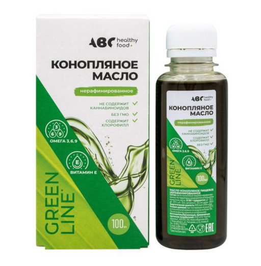 ABC Healthy Food Масло конопляное, 100 мл, 1 шт.