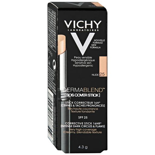 Vichy Dermablend Корректирующий SOS стик, стик, тон 25, 4.3 мл, 1 шт.