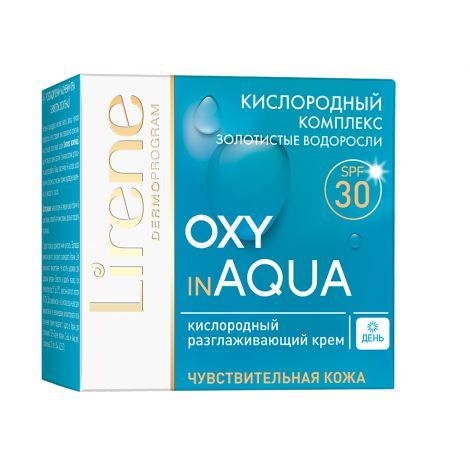 Lirene Крем дневной кислородный комплекс SPF30, крем для лица, для чувствительной кожи, 50 мл, 1 шт.