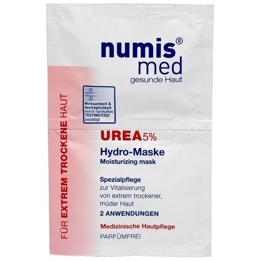 Numis med маска для лица увлажняющая с 5% мочевиной, маска для лица, 8 мл, 2 шт.