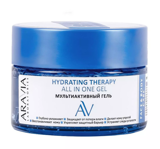 Aravia Laboratories Hydrating Therapy Гель мультиактивный, гель, для лица и тела, 250 мл, 1 шт.