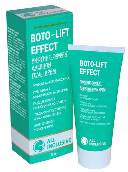 All Inclusive Boto-Lift Effect Гель-крем Лифтинг-эффект, крем для лица, дневной, 50 мл, 1 шт.