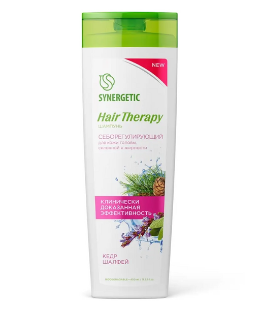 Synergetic Hair Therapy Шампунь себорегулирующий, шампунь, 400 мл, 1 шт.