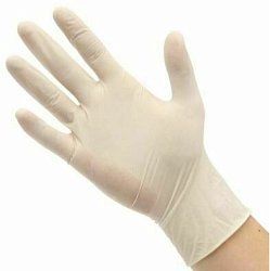 Перчатки медицинские латексные смотровые, р. M, перчатки неопудренные, стерильные, пара, 1 шт.